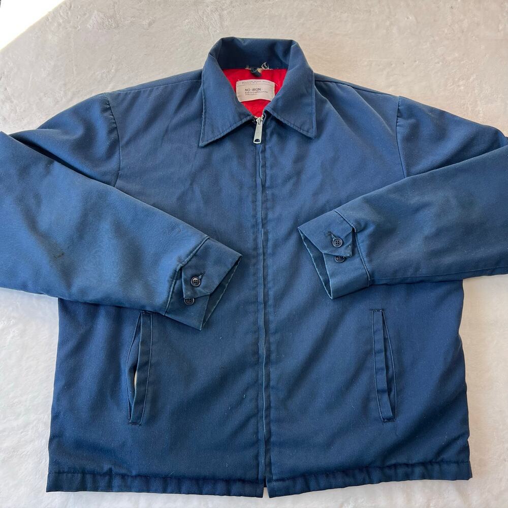 Big Mac Vintage Blue Work Jacket men’s size XL